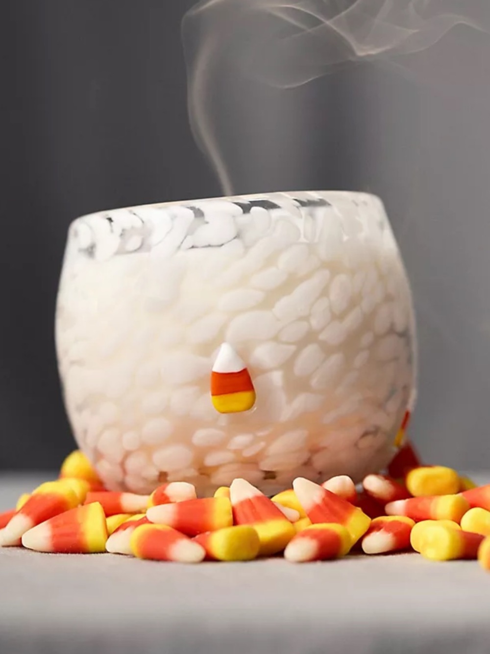 New!! Anthro candy corn candle